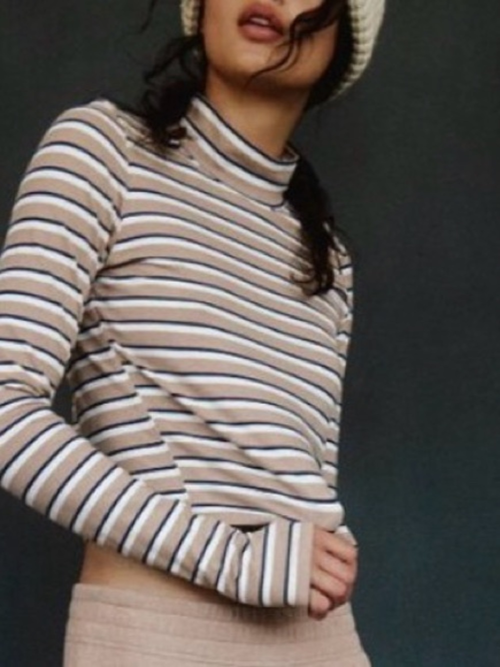 FP Movement Up In The Air Top. NWT. Sandy navy combo